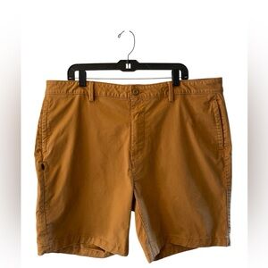 Prana Brown Westover Shorts - Flat Front - 40 Waist